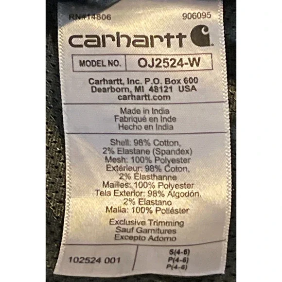 Carhartt Crawford Bomber Jacket Womens (Size S) Rugged Flex Relaxed Fit Coat - Picture 7 of 8